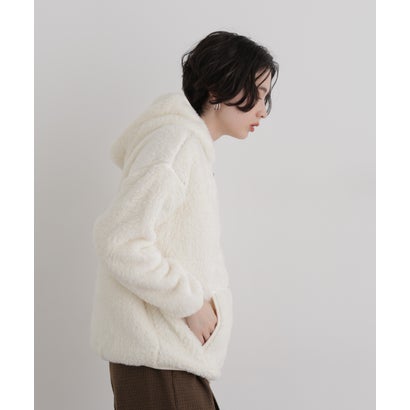 ZIP HOODED JACKET （ブラウン）｜詳細画像