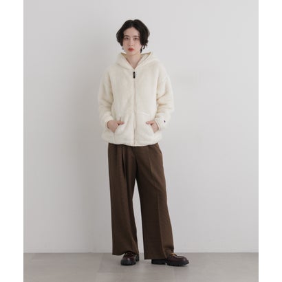 ZIP HOODED JACKET （ブラウン）｜詳細画像