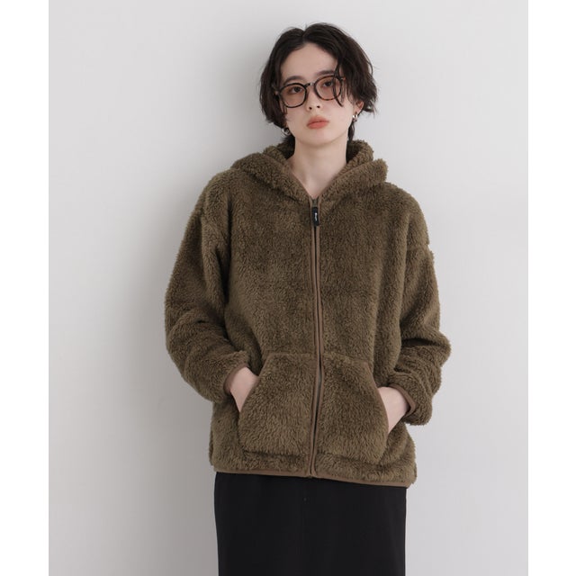 ZIP HOODED JACKET （ブラウン）