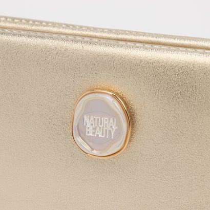 ナチュラルビューティー バッグアンドウォレット NATURAL BEAUTY BAG & WALLET ソワ ラウンドファスナー長財布 （ゴールド）｜詳細画像