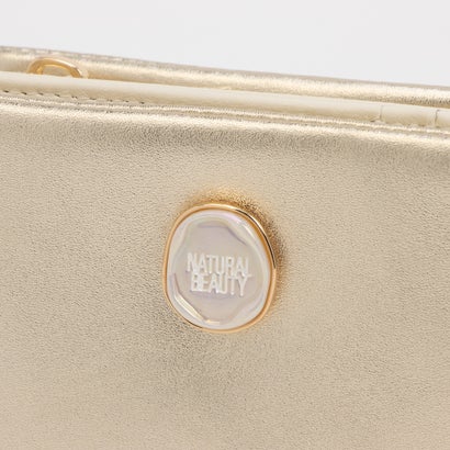 ナチュラルビューティー バッグアンドウォレット NATURAL BEAUTY BAG & WALLET ソワ 2つ折り財布 （ゴールド）｜詳細画像
