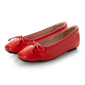 Ribbon Flat Shoes （RED）