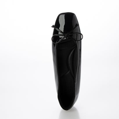 ナチュラルフレックス NATURAL FLEX Ribbon Flat Shoes （PATENT BLACK）｜詳細画像