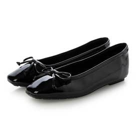Ribbon Flat Shoes （PATENT BLACK）