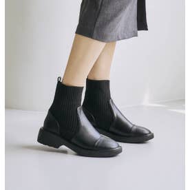 Ankle Socks Boots （BLACK）