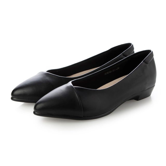 
                    Pointed Toe Flat Shoes （BLACK）