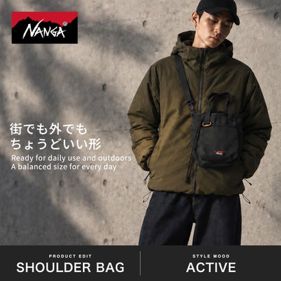ショルダーバッグ メンズ レディース ブランド ナイロン 小さめ 軽量 2WAY SPEAKEASY コラボ ツールバッグ NANGA×SPEAKEASY TOOL BAG N2600-3N094Z （CYT）｜詳細画像