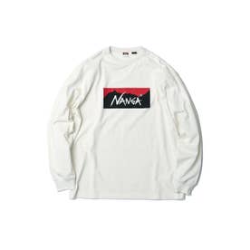 /メンズ/ECO HYBRID BOX LOGO L/S TEE （WHT）