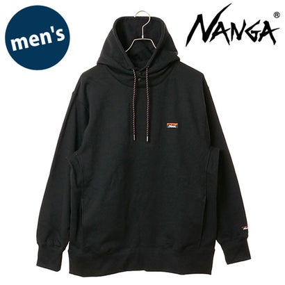 ECO HYBRID MINI BOX LOGO EMBROIDERY SWEAT HOODIE P.BLK [NW2441-1F014] （P.BLK）｜詳細画像