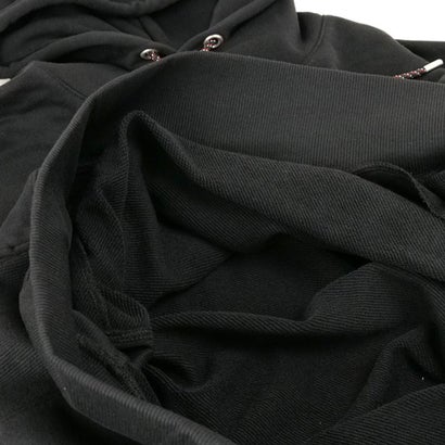ECO HYBRID MINI BOX LOGO EMBROIDERY SWEAT HOODIE P.BLK [NW2441-1F014] （P.BLK）｜詳細画像
