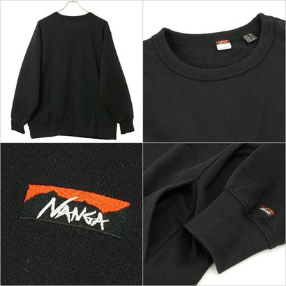 ECO HYBRID MINI BOX LOGO EMBROIDERY SWEATSHIRT P.BLK [NW2441-1F013] （P.BLK）｜詳細画像