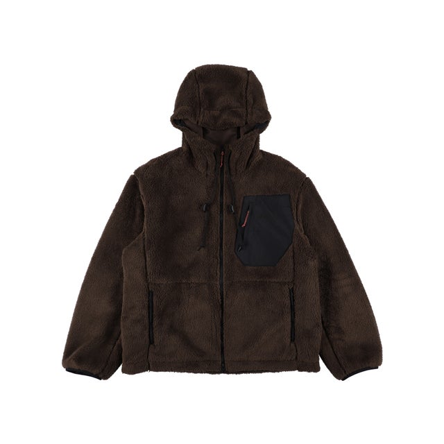 BOA FLEECE FULL ZIP PARKA （ブラウン）
