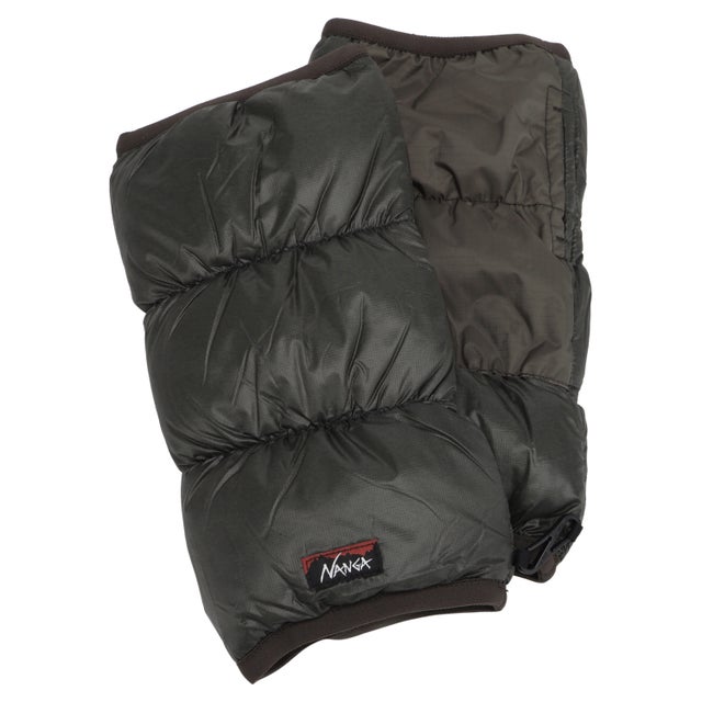 ダウン リストゲイター ハンドウォーマー 手袋 グローブ スマホ対応 指なし 防寒 MOUNTAIN LODGE DOWN WRIST GAITERS N2620-3G141A （オリーブ）