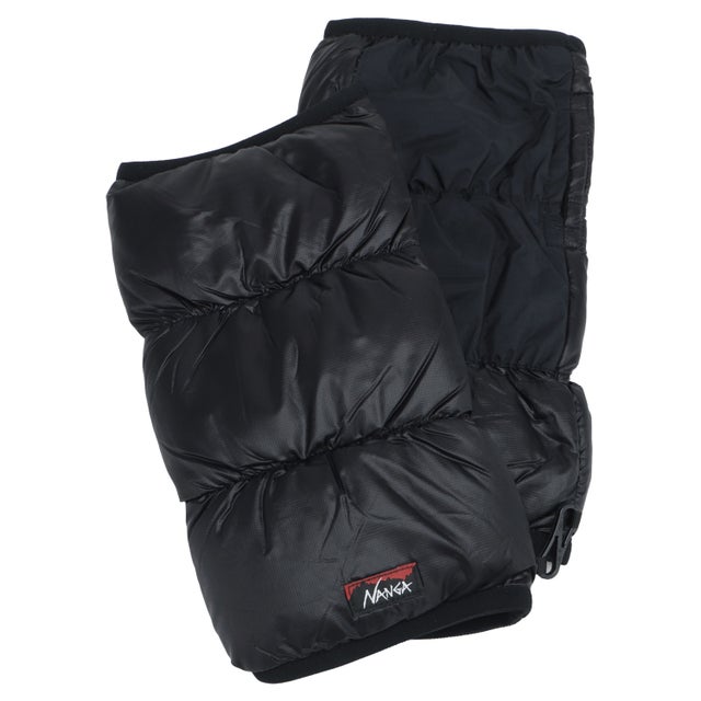 ダウン リストゲイター ハンドウォーマー 手袋 グローブ スマホ対応 指なし 防寒 MOUNTAIN LODGE DOWN WRIST GAITERS N2620-3G141A （ブラック）