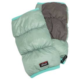ダウン リストゲイター ハンドウォーマー 手袋 グローブ スマホ対応 指なし 防寒 MOUNTAIN LODGE DOWN WRIST GAITERS N2620-3G141A （ミント）
