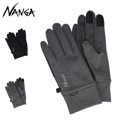 ナンガ NANGA 手袋 グローブ ポーラテック パワーストレッチ メンズ レディース スマホ対応 暖かい スマートフォン対応 NA2443-3Z401 （グレー）｜詳細画像