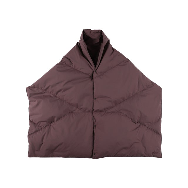 DOWN PONCHO MUFFLER （ダークブラウン）
