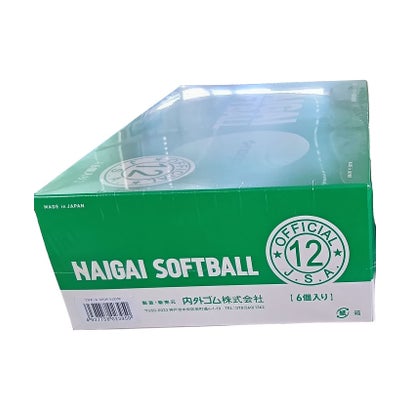 ナイガイ NAIGAI ナイガイ/ソフトボールケンテイ12インチ 6球入 （-）｜詳細画像