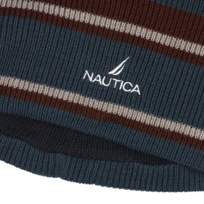 LINE KNIT BEANIE （NAVY）｜詳細画像