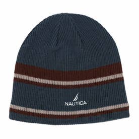 LINE KNIT BEANIE （NAVY）