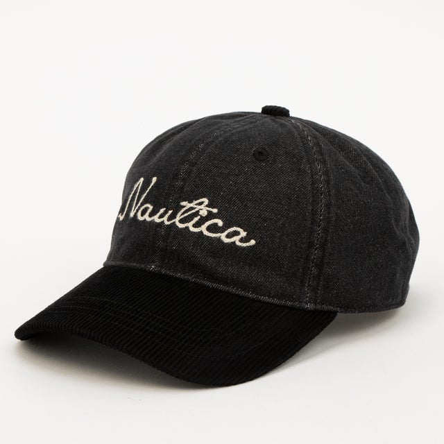 DENIM CORDUROY CAP （BLACK）