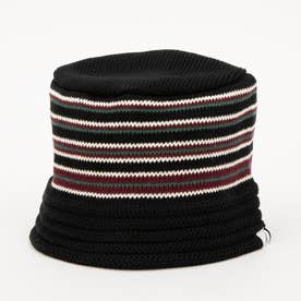KNIT BUCKET HAT （BLACK）