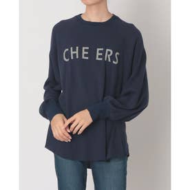 ラフィーコットンワッフル CHEERSプリントハウストレーナー （73）