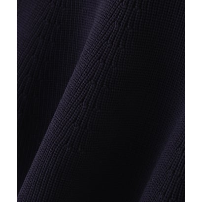 前後で着られるペプラムフォルムニット （ネイビー）｜詳細画像