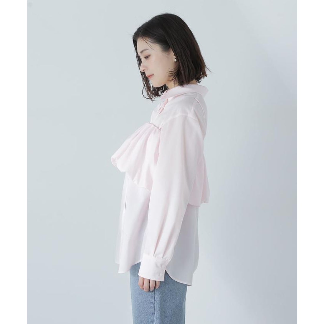 ナチュラルビューティーベーシック NATURAL BEAUTY BASIC バルーン 新品NATURAL BEAUTY BASIC バルーンビスチェセットシャツ