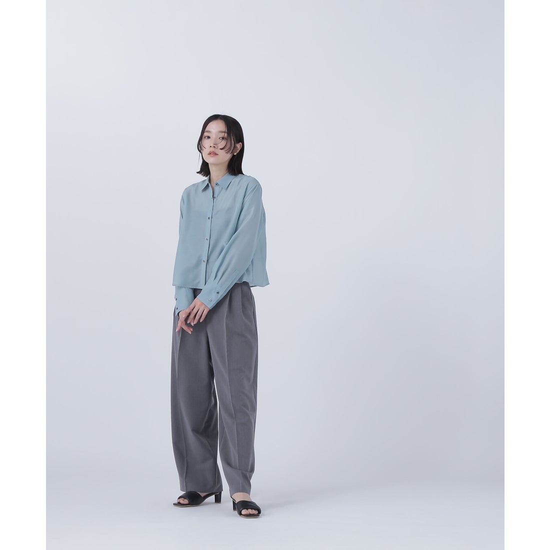 ナチュラルビューティーベーシック NATURAL BEAUTY BASIC シアーシャツ