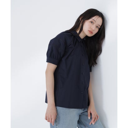 ナチュラルビューティーベーシック NATURAL BEAUTY BASIC パフスリーブレースブラウス （ライム）｜詳細画像