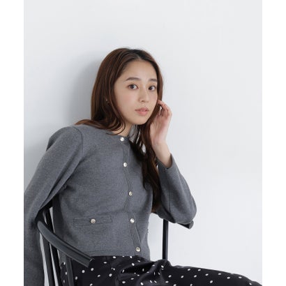 ナチュラルビューティーベーシック NATURAL BEAUTY BASIC シルクブレンドカーディガン （ミントブルー）｜詳細画像
