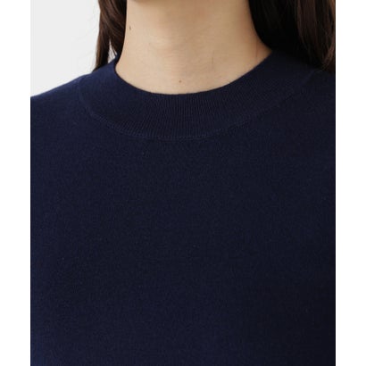 ナチュラルビューティーベーシック NATURAL BEAUTY BASIC プリーツスリーブニット （ネイビー）｜詳細画像