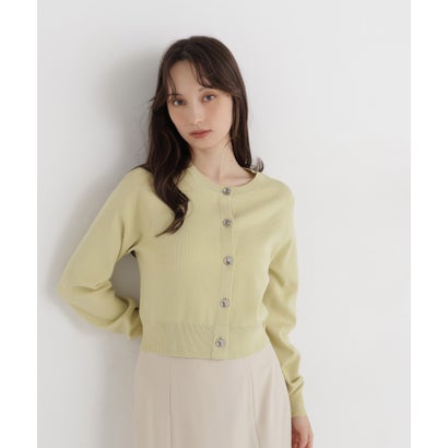 ナチュラルビューティーベーシック NATURAL BEAUTY BASIC ニュアンスボタンカーディガン （オフホワイト1）｜詳細画像