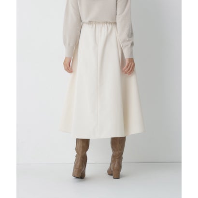 グログランフレアスカート （ベージュ）｜詳細画像