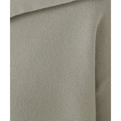 ナチュラルビューティーベーシック NATURAL BEAUTY BASIC スキッパーニット （ベージュ）｜詳細画像
