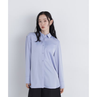 ナチュラルビューティーベーシック NATURAL BEAUTY BASIC 〈N.〉グロッシーベッシークシャツ （コーラルピンク）｜詳細画像