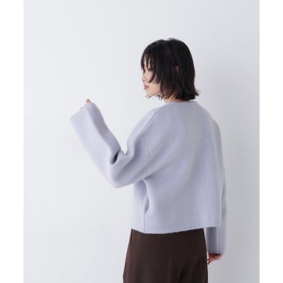 ナチュラルビューティーベーシック NATURAL BEAUTY BASIC 接結ニットジャケット （アイボリー系2）｜詳細画像