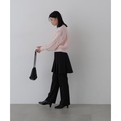 ナチュラルビューティーベーシック NATURAL BEAUTY BASIC ポコポコニット （グレー）｜詳細画像