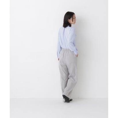 ナチュラルビューティーベーシック NATURAL BEAUTY BASIC 2WAYリボンボウタイブラウス （ブルー）｜詳細画像