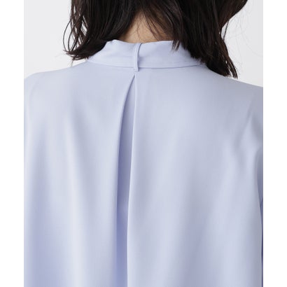 ナチュラルビューティーベーシック NATURAL BEAUTY BASIC 2WAYリボンボウタイブラウス （ブルー）｜詳細画像