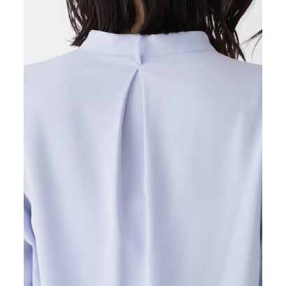 ナチュラルビューティーベーシック NATURAL BEAUTY BASIC 2WAYリボンボウタイブラウス （ブルー）｜詳細画像