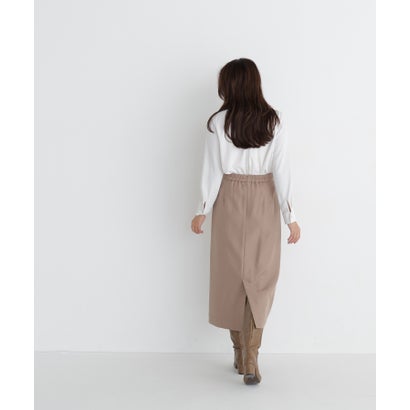 ナチュラルビューティーベーシック NATURAL BEAUTY BASIC 2WAYリボンボウタイブラウス （ブルー）｜詳細画像
