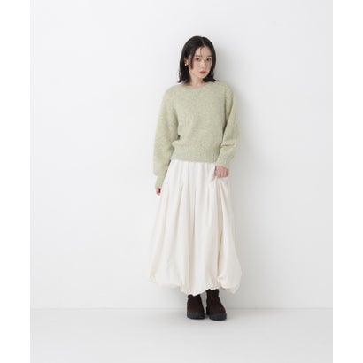 ナチュラルビューティーベーシック NATURAL BEAUTY BASIC タックバルーンスカート （スミクロ1）｜詳細画像