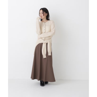 ナチュラルビューティーベーシック NATURAL BEAUTY BASIC ヴィンテージツイルナロースカート （ブラック）｜詳細画像