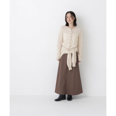 ナチュラルビューティーベーシック NATURAL BEAUTY BASIC ヴィンテージツイルナロースカート （ブラック）｜詳細画像