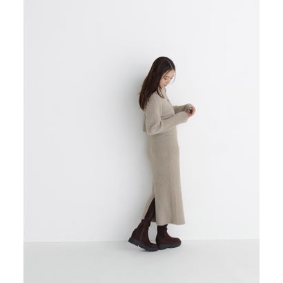 ナチュラルビューティーベーシック NATURAL BEAUTY BASIC スパンコールラメニットセットアップ （オフホワイト1）｜詳細画像
