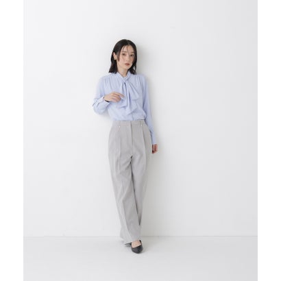 ナチュラルビューティーベーシック NATURAL BEAUTY BASIC 2wayリボンボウタイブラウス （オフホワイト1）｜詳細画像