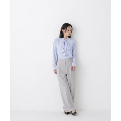 ナチュラルビューティーベーシック NATURAL BEAUTY BASIC 2wayリボンボウタイブラウス （オフホワイト1）｜詳細画像