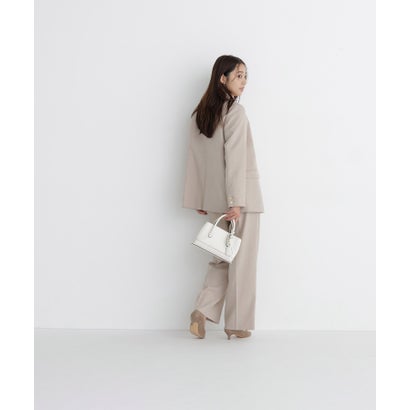 ナチュラルビューティーベーシック NATURAL BEAUTY BASIC ダブルブレストボクシージャケット SETUP （パウダーピンク2）｜詳細画像
